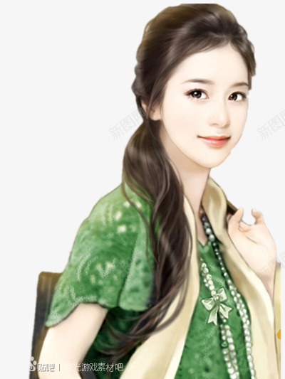 靓丽秀气现代手绘美女png免抠素材_88icon https://88icon.com 现代 秀气 美女 靓丽