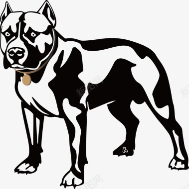 动物卡通狗狗矢量图图标图标