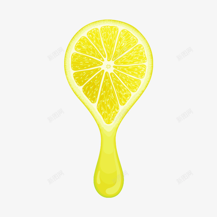 柠檬汁png免抠素材_88icon https://88icon.com lemon 柠檬 黄色