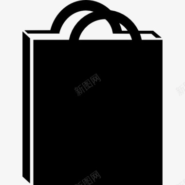电子商务购物袋图标图标