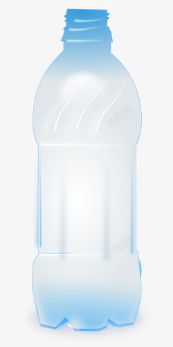 透明的塑料瓶素材