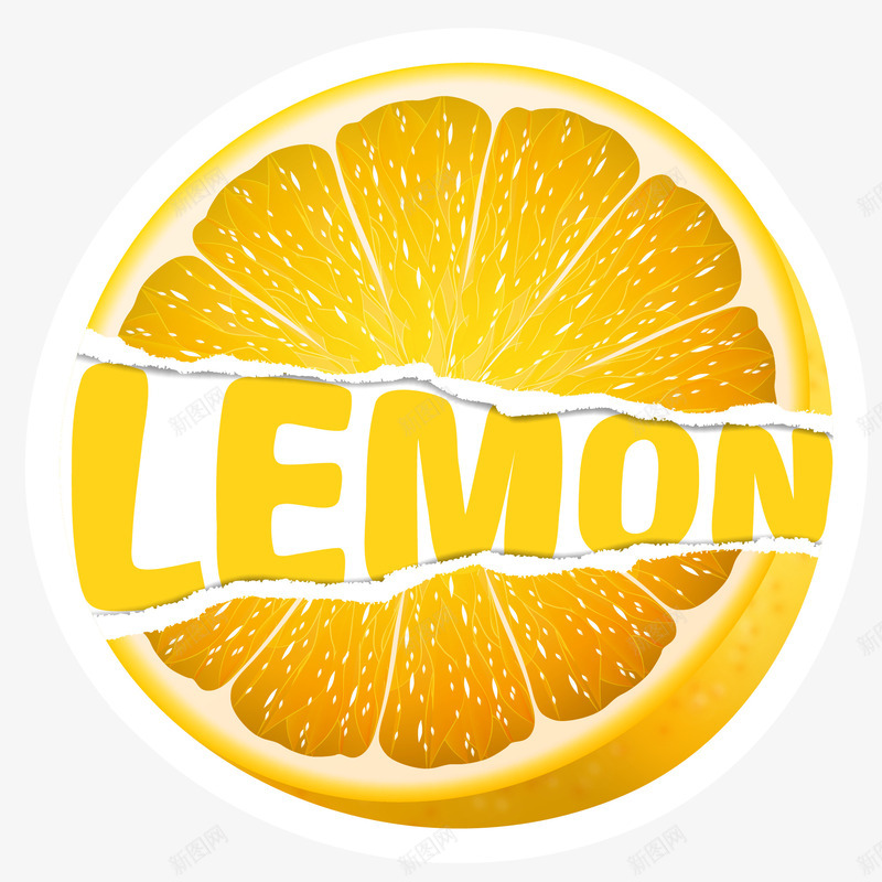 切开的柠檬插画矢量图ai免抠素材_88icon https://88icon.com 切开的柠檬矢量插画 新鲜 柠檬 柠檬水果 热带水果 黄柠檬 矢量图