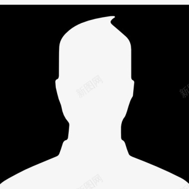照片男性用户的头像图标图标