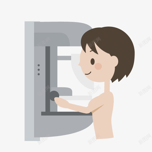 卡通眼科检查png免抠素材_88icon https://88icon.com 卡通医院 卡通检查 眼科检查 瞳孔检查