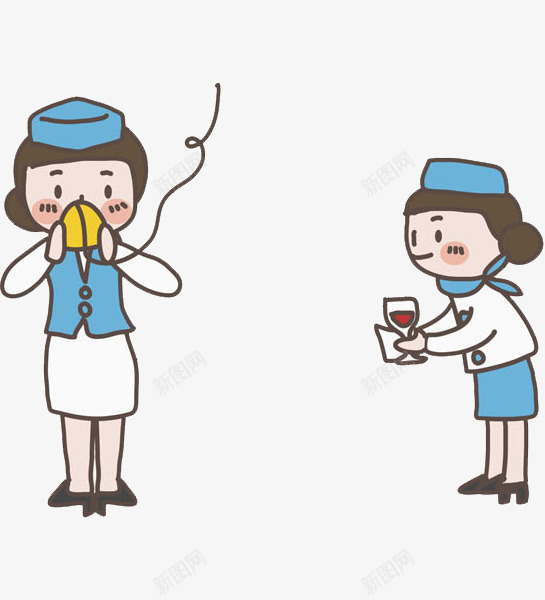 手绘乘务员png免抠素材_88icon https://88icon.com 乘务员 吸氧 女士 女孩 杯子 水彩 生命吸氧 空姐 蓝色帽子 饮料