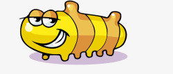 卡通可爱小动物装饰动物头像虫子素材