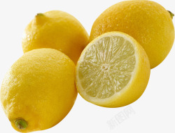 黄色水果柠檬素材
