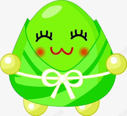 粽夏端午节卡通微笑粽子png免抠素材_88icon https://88icon.com 卡通 微笑 端午节 粽子