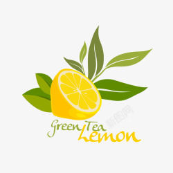 清新黄色柠檬元素素材
