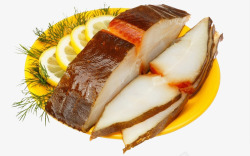 清蒸鳕鱼肉素材