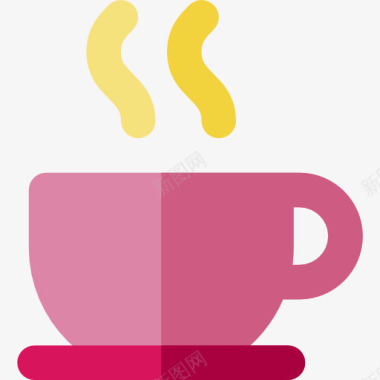 法式点心咖啡图标图标