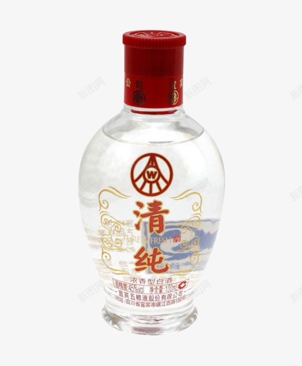 小清纯白酒酒水png免抠素材_88icon https://88icon.com 瓶装 白酒 酒水 饮料