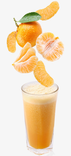 橘子饮料素材