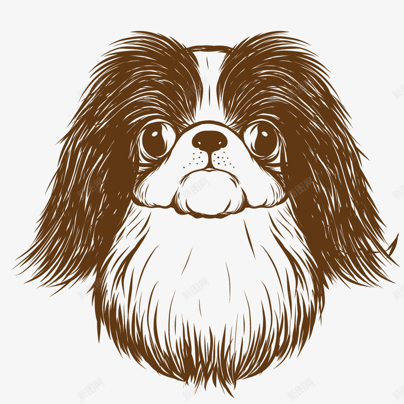 卡通手绘狗头头像png免抠素材_88icon https://88icon.com 动漫动画 动物 卡通手绘 可爱的 头像 狗头