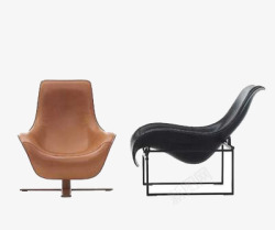 现代简约装饰椅子两个素材