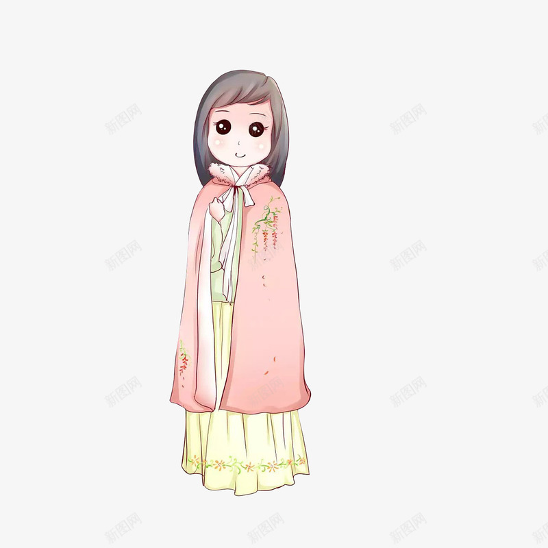 Q版女孩子png免抠素材_88icon https://88icon.com Q版 卡通 可爱 汉服 汉服卡通