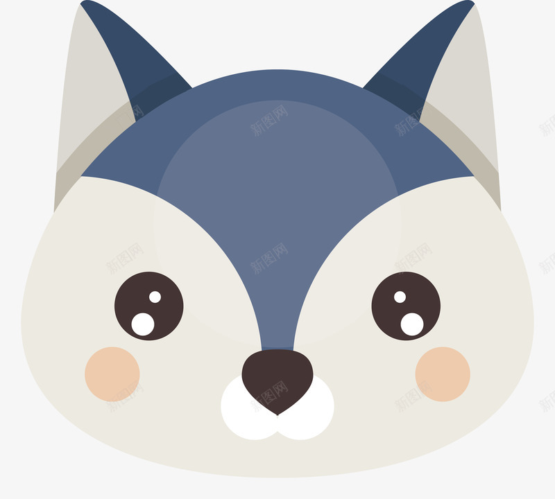可爱小狐狸头像矢量图ai免抠素材_88icon https://88icon.com 动物 卡通 可爱 头像设计 狐狸头像 精美 矢量图