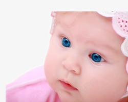 蓝眼睛的宝宝素材