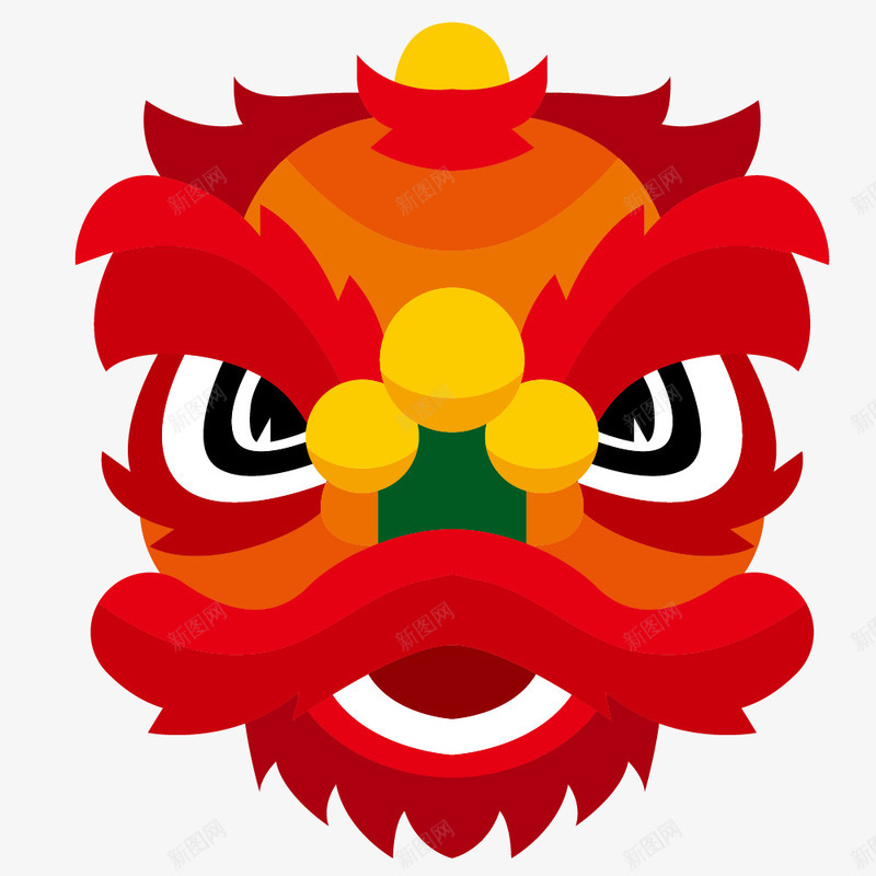 手绘舞狮头像png免抠素材_88icon https://88icon.com 喜庆 头像 新年 欢乐 狮子 舞狮 舞狮表演