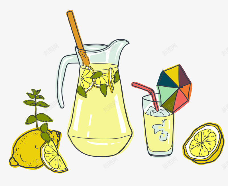 夏日柠檬汁png免抠素材_88icon https://88icon.com 冰爽夏日 夏天 果汁 柠檬 柠檬汁 水果 清凉一夏