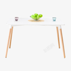 现代简约白色桌子素材