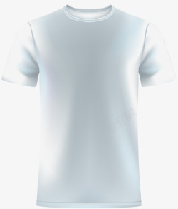 白色简约T恤装饰图案素材