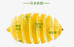 柠檬营养价值素材