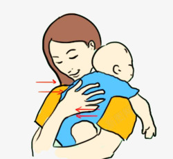 宝妈教如何抱宝宝素材