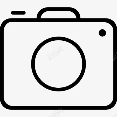 单头照相机照相机的轮廓图标图标