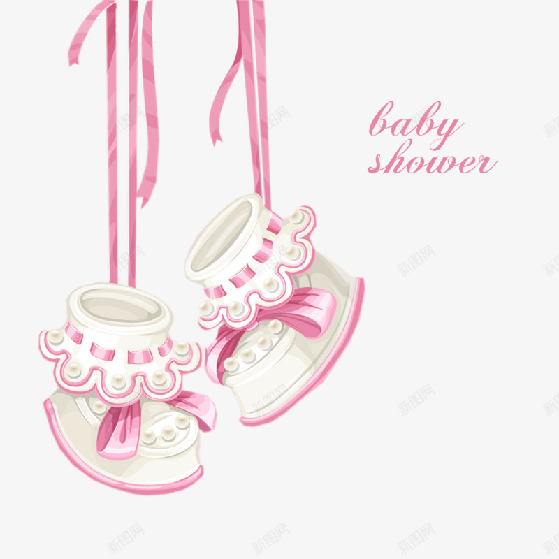 婴儿鞋子婴儿派对元素png免抠素材_88icon https://88icon.com 婴儿 婴儿派对 婴儿鞋子 迎婴派对