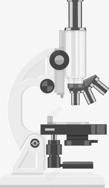 显微镜png免抠素材_88icon https://88icon.com 医院用品 实验用品 显微镜