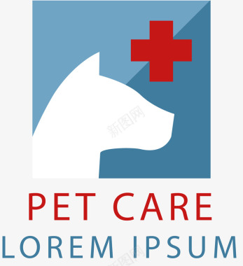 医院医疗护士动物医院logo图标图标