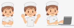 国际护士日护士卡通形象素材