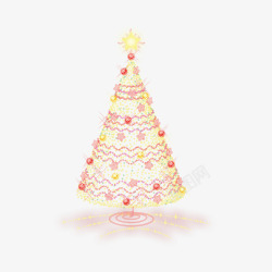 灯光圣诞树素材