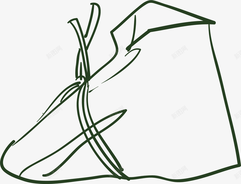 卡通粽子线描装饰插画矢量图ai免抠素材_88icon https://88icon.com 五月初五 吃粽子 欢乐粽子 端午节 粽子 粽子线描 节日 矢量图