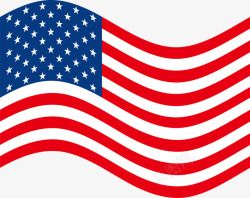美国国旗矢量图素材