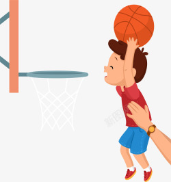 抓起从孩子开始学习篮球高清图片
