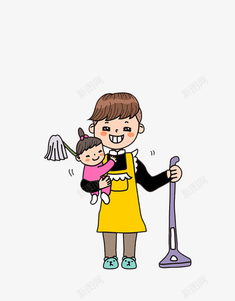抱着女儿打扫的父亲png免抠素材_88icon https://88icon.com 亲情 卡通手绘 小女孩 打扫 照顾 照顾孩子 父亲 陪伴