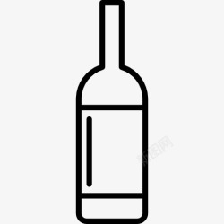 酒精中毒酒瓶标签图标高清图片