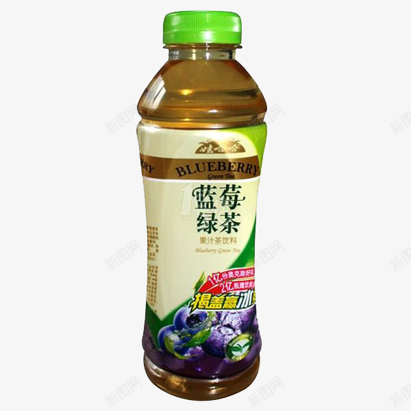 哇哈哈蓝莓绿茶png免抠素材_88icon https://88icon.com 产品实物 哇哈哈品牌 果汁饮料 绿茶 蓝莓味 饮料