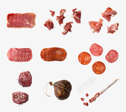 多种动物食物肉集合素材