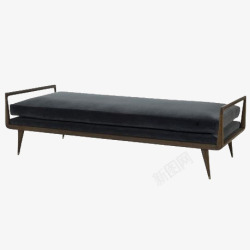 黑色现代稳重沙发素材