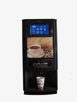 咖啡饮料自动售货机素材