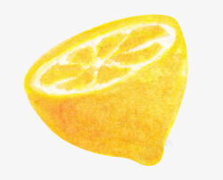 半颗柠檬素材