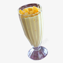 芒果酸奶饮品素材