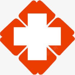 红色经典中国经典红色医院徽章高清图片