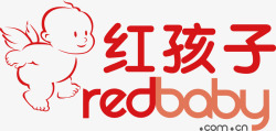 红动中国logo红孩子标志图标高清图片