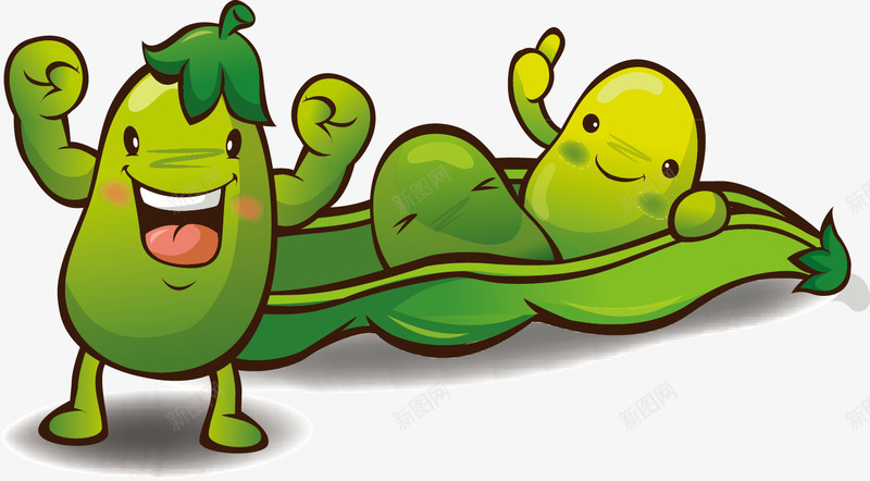 豌豆宝宝png免抠素材_88icon https://88icon.com 豌豆卡通 豌豆宝宝