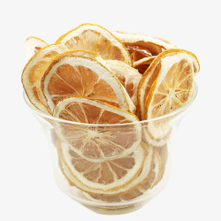 杯装干柠檬片素材