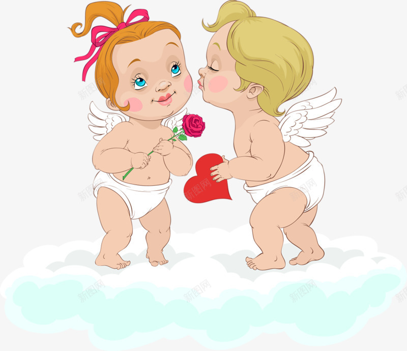 两个可爱的小孩png免抠素材_88icon https://88icon.com 可爱 孩子 宝宝 手绘 接吻 爱心